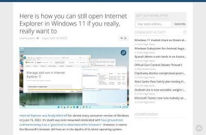 消えたはずの「Internet Explorer 11」を起動する方法