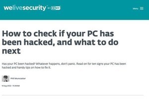 PCがハッキングされた時に現れる10の兆候、修復するための5つの操作