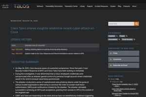 シスコがサイバー攻撃受け不正侵入、きっかけは従業員の個人Googleアカウント悪用