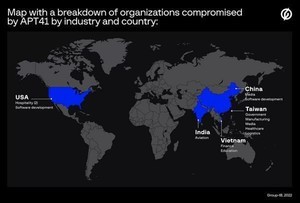 中国の攻撃グループ「APT41」、2021年に少なくとも世界の13組織を攻撃