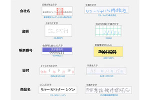 リコー、98.87%の認識精度を持つ取引帳票向けAI OCR技術を開発