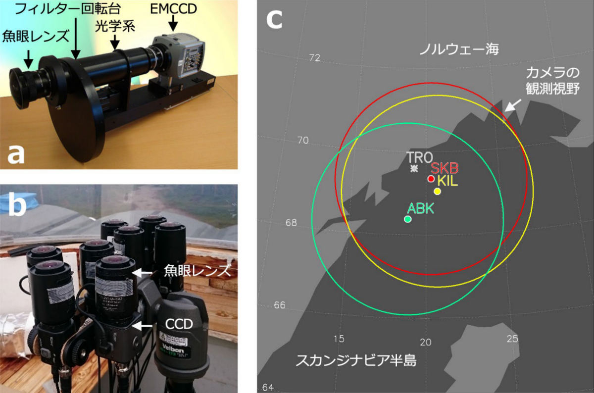 オーロラ観測用高感度カメラ