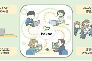 リコー、聴覚障がい者のコミュニケーションを支援する「Pekoe」のテスト販売