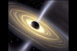 クェーサーの明るさの時間変動は特定の輝線の強さと相関している、京大が発見