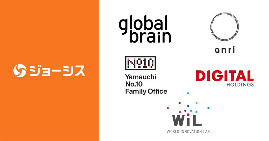 ジョーシスには今回、グローバル・ブレイン、ANRI、Yamauchi-No.10、デジタルホールディングス、WiLといったベンチャーキャピタルが出資した
