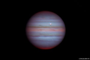 木星への小天体衝突によって生じる閃光の意図的な観測に京大が成功