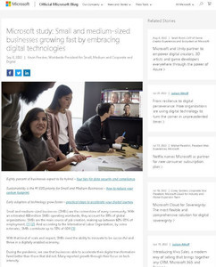 世界の99%を占める中小規模企業、SMBでも進むテクノロジー導入とESGの取り組みーーMicrosoft調査