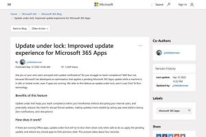 Microsoft 365アプリ、作業を中断せずに更新を適用できる仕組み導入 - Microsoft