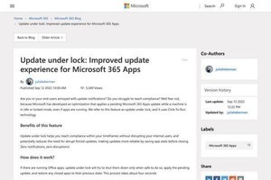 Microsoft 365アプリ、作業を中断せずに更新を適用できる仕組み導入 - Microsoft