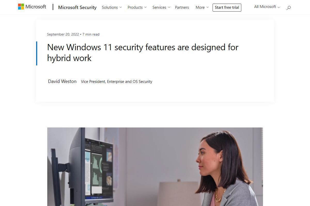 New Windows 11 security features are designed for hybrid work - Microsoft Security Blog