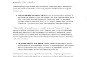 Windows 11の新セキュリティ機能「ドライバなどの改ざん防止」