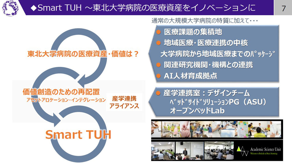 東北大学病院はデザイン思考に強みを持つ