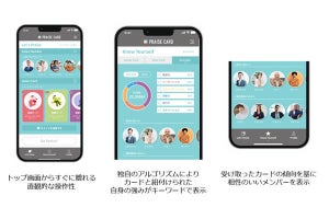 博報堂ら、デジタルカードを送り合う職場コミュニティ活性化アプリを提供