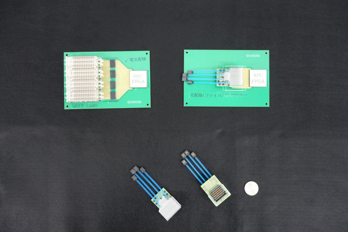 QSFPと開発されたモジュールの比較