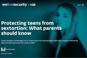 性的な画像・動画をえさに恐喝するセクストーションから子供を守る方法とは？