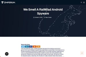 Androidを標的としたスパイウェア「RatMilad」登場