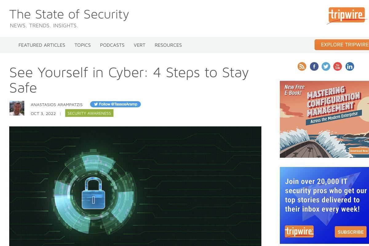 See Yourself in Cyber: 4 Steps to Stay Safe｜The State of Security