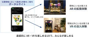 観光地や企業がAR・VRコンテンツを作成可能な「KDDI XR Cross Portal」