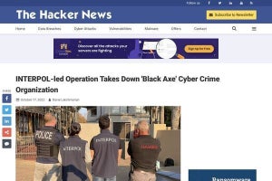 国際刑事警察機構、アフリカのサイバー犯罪組織「Black Axe」摘発