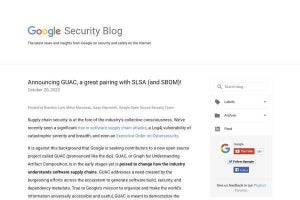 Google、ソフトウェアサプライチェーンのためのプロジェクト「GUAC」発足