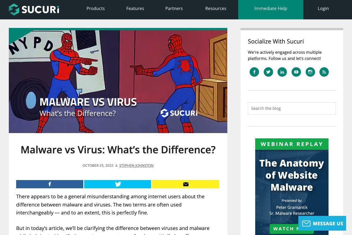 Malware vs Virus: What’s the Difference?