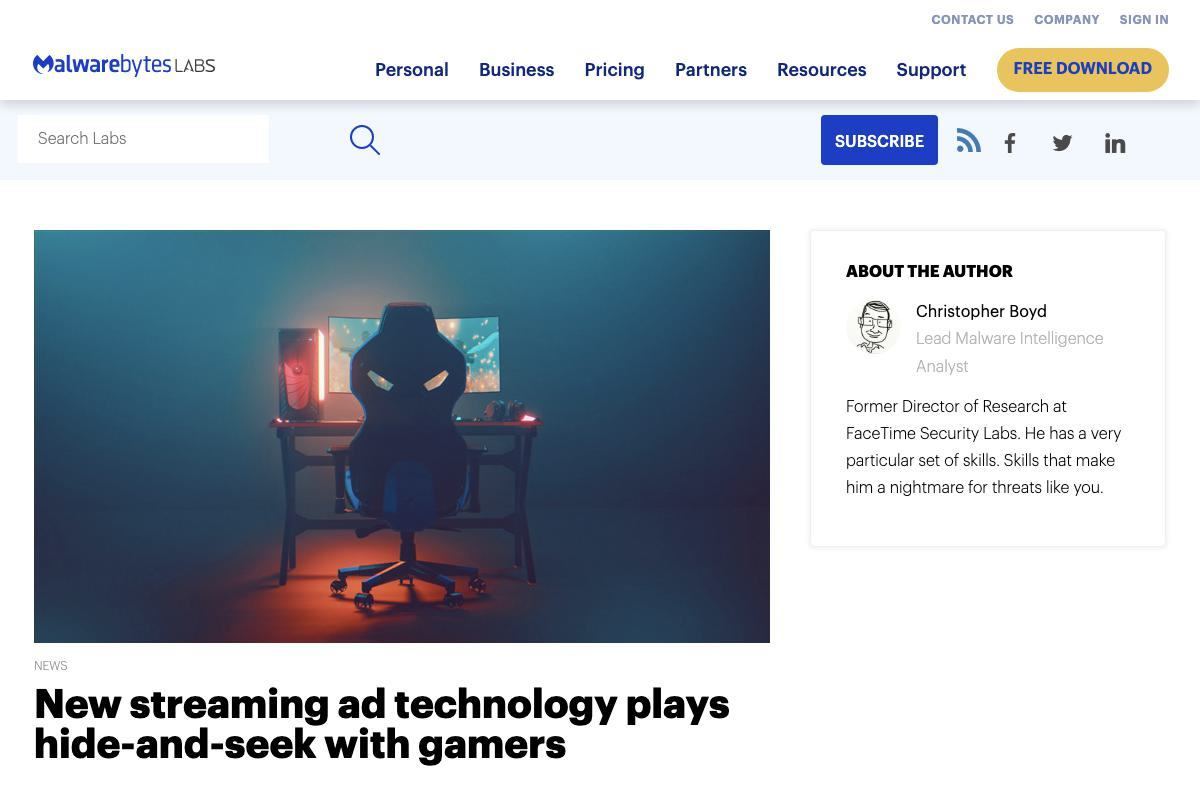 New streaming ad technology plays hide-and-seek with gamers