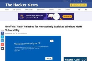 Windowsのセキュリティ機能を回避する脆弱性、非公式のパッチ提供