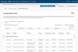 Microsoft製品に緊急の脆弱性、ただちに累積更新プログラムなどの適用を