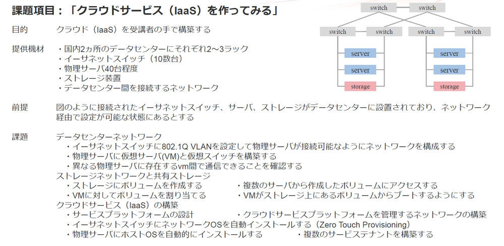 課題項目:「クラウドサービス(IaaS)を作ってみる」