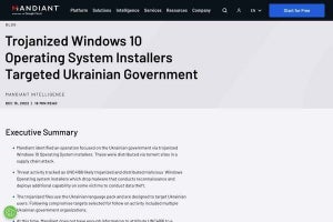 トロイの木馬化されたWindows 10のインストーラ、ウクライナ政府狙う