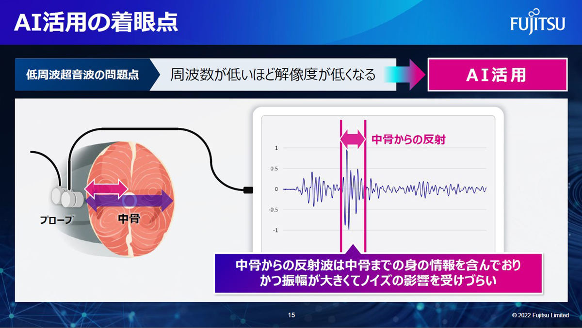 中骨からの反射波に着目したそうだ