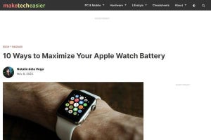 Apple Watchのバッテリーの保ちをよくする10の設定