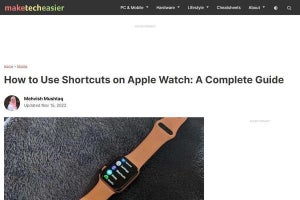 Apple Watchでショートカットを利用する方法