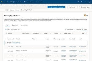 Microsoft製品に緊急の脆弱性、ただちに累積更新プログラムなどの適用を