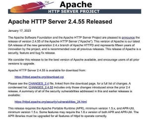 Apache HTTP Server 2.4に複数の脆弱性、対策版へのアップデートを