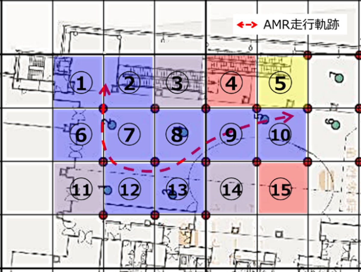 空間IDとのひも付けの例