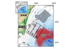 日向灘の最大級1662年、巨大地震だった可能性 京都大など断層モデル示す