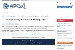 脆弱なVMware ESXi狙うランサムウェアの被害を救済する復旧スクリプト公開