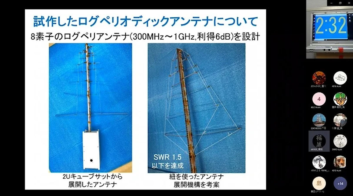 最優秀賞となった高知高専Bチームのオンライン発表の様子