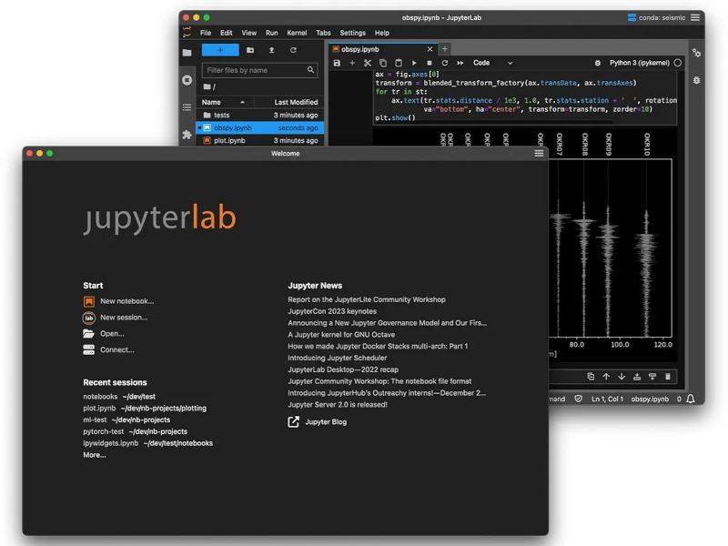 JupyterLab Desktop バージョン3.6.1-1(公式ブログより)