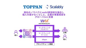 凸版印刷×Scalably、Web3マーケティング領域のサービス開発で協業
