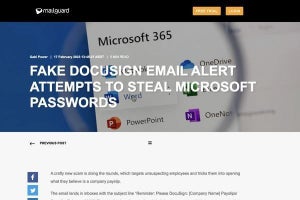 給与明細を偽装したメールでMicrosoftのパスワードを盗む詐欺が流行、注意を
