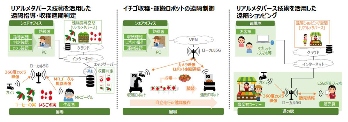 実証実験の概要図