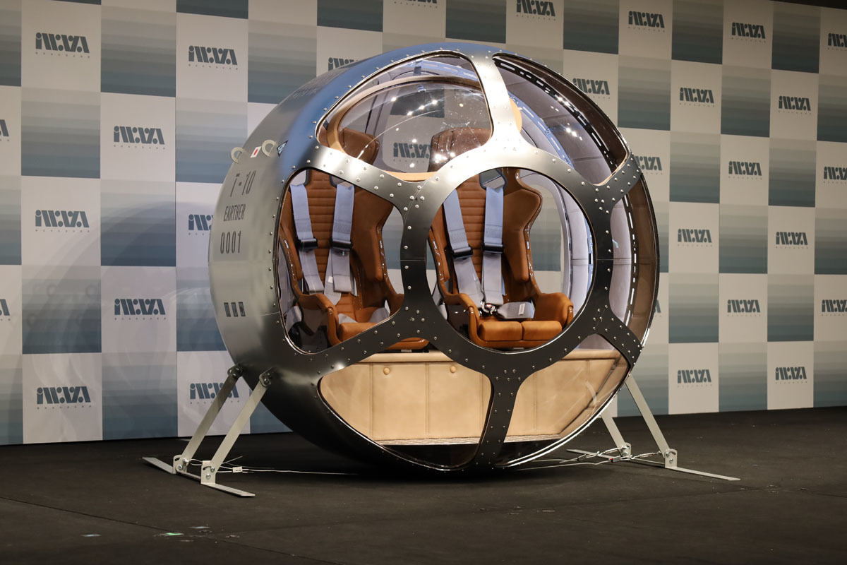 2人乗りキャビン「T-10 Earther」