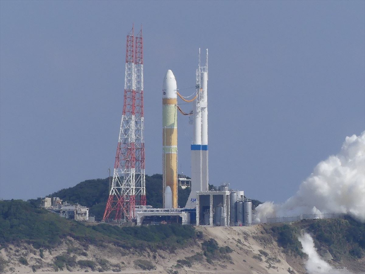 第1段エンジン「LE-9」の起動後に打ち上げを中止したH3ロケット初号機