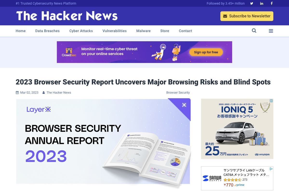 2023 Browser Security Report Uncovers Major Browsing Risks and Blind Spots