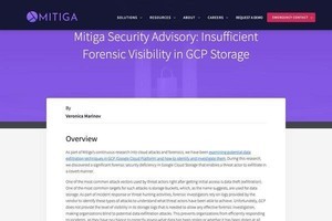 Google Cloud Platformからデータ漏洩しても検出できない、専門家が指摘