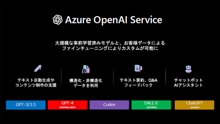 ChatGPTに続いて、GPT-4がAzure OpenAI Serviceに実装される