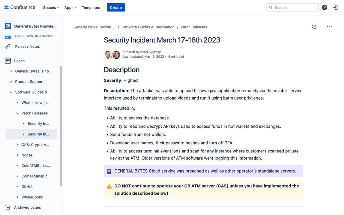 Security Incident March 17-18th 2023 - General Bytes Knowledge Base - Confluence