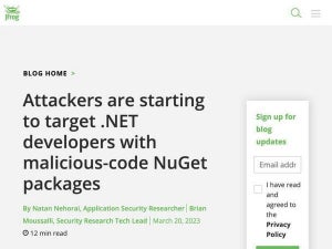 .NET開発者を標的とした悪意のあるNuGetパッケージに注意